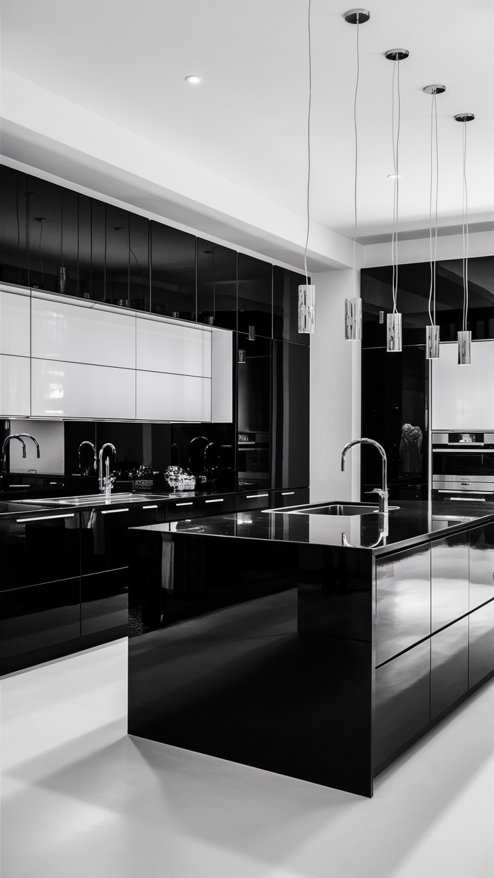 21 Black and White Kitchen Drawing Ideas: Step-by-Step Guide