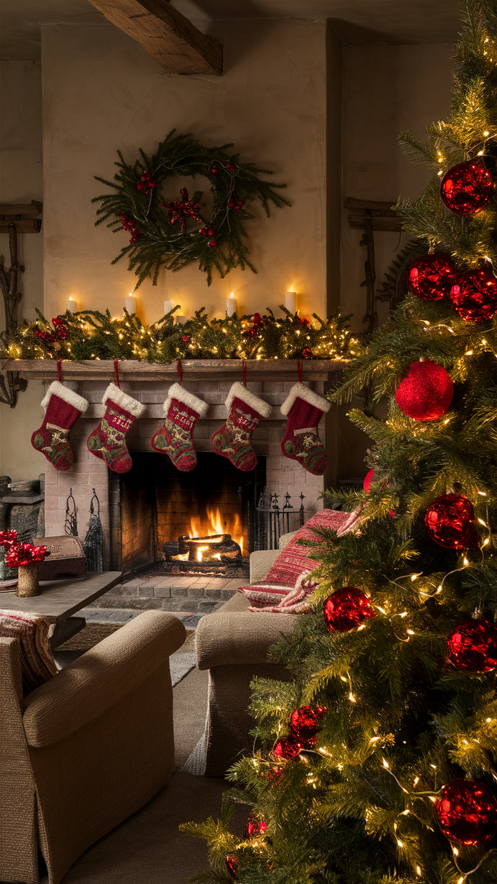 24 Christmas Decor Ideas for Living Room