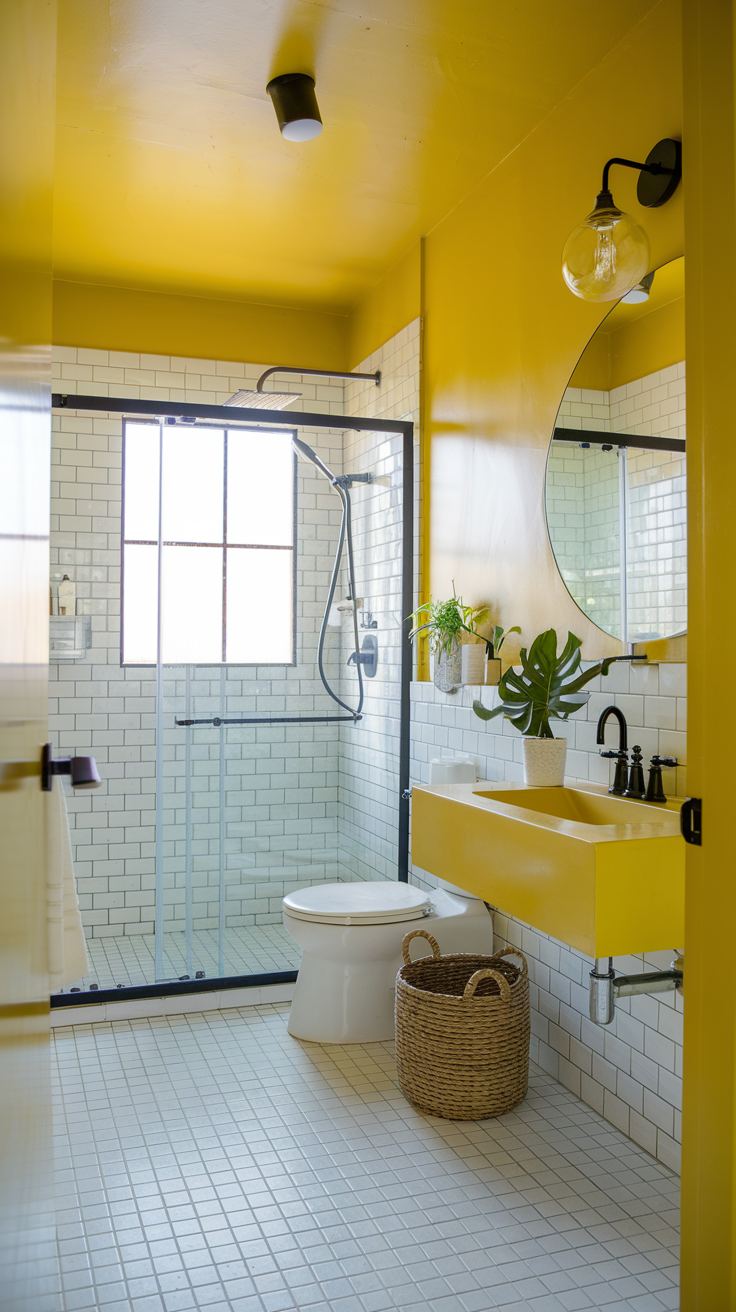 19 Yellow Bathroom Ideas for a Fresh and Vibrant Space