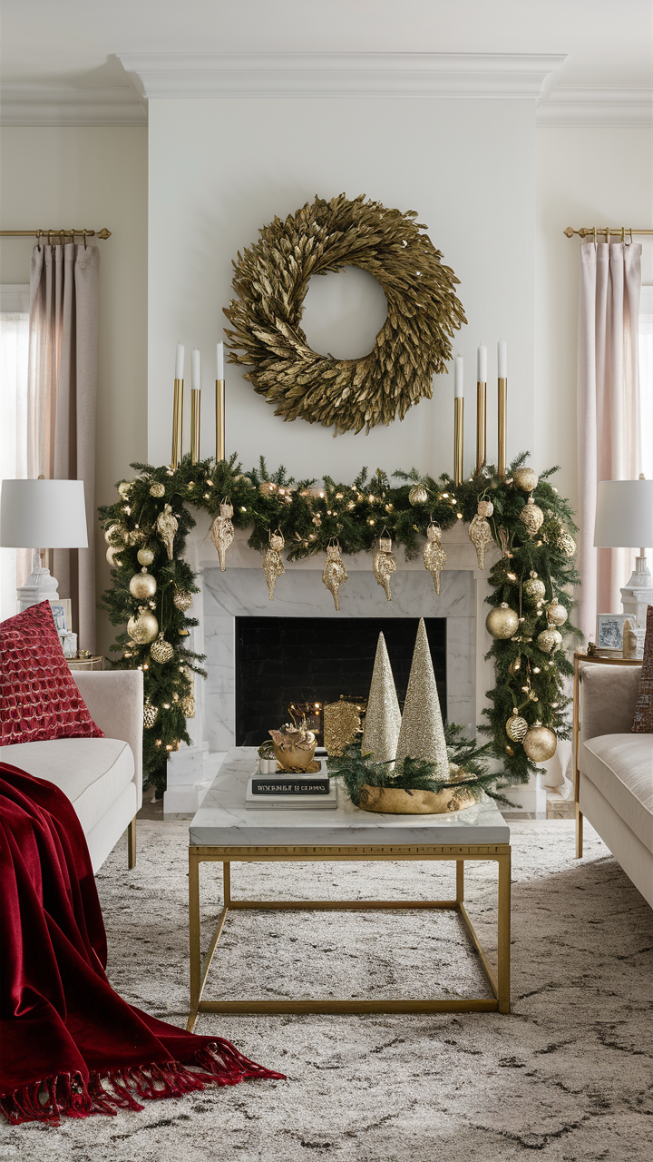 23 Cozy Christmas Living Room Ideas