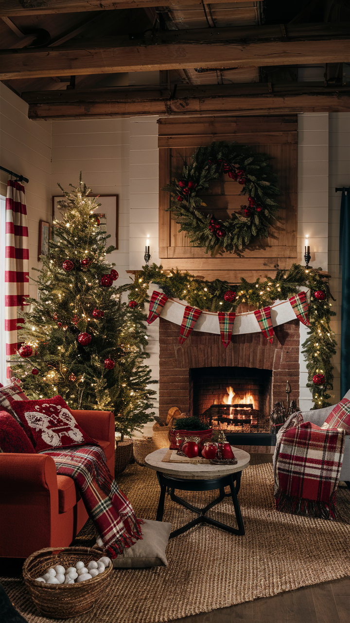 23 Cozy Christmas Living Room Ideas