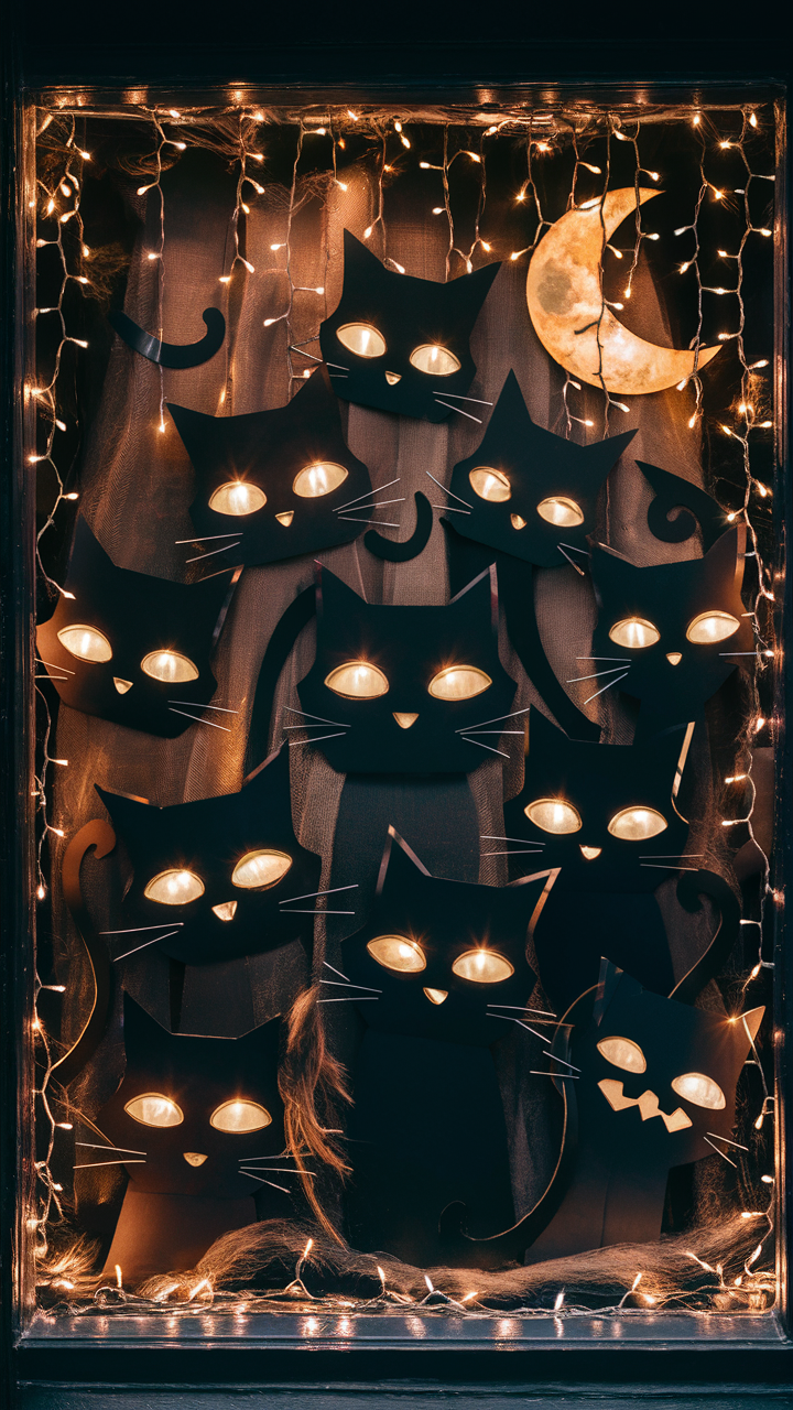 23 Halloween Window Decoration Ideas for a Spooky Holiday