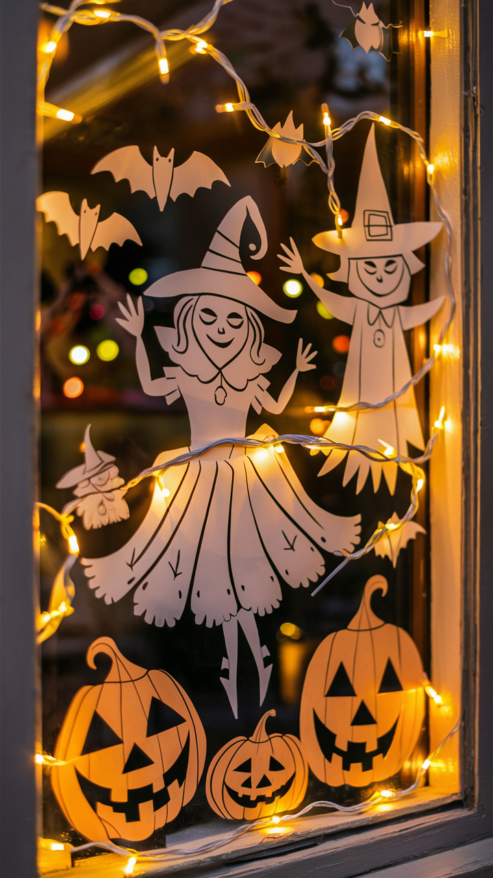 23 Halloween Window Decoration Ideas for a Spooky Holiday