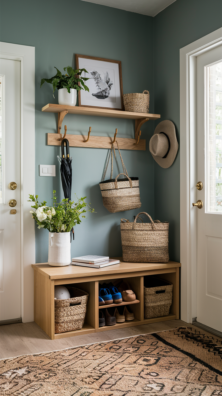 Small Entryways: Design 24 Ideas and Solutions for Maximizing Space