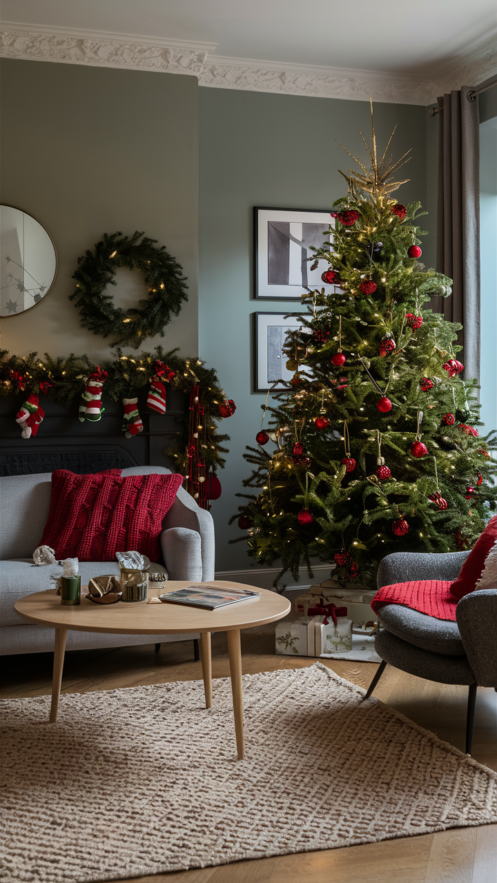 23 Cozy Christmas Living Room Ideas