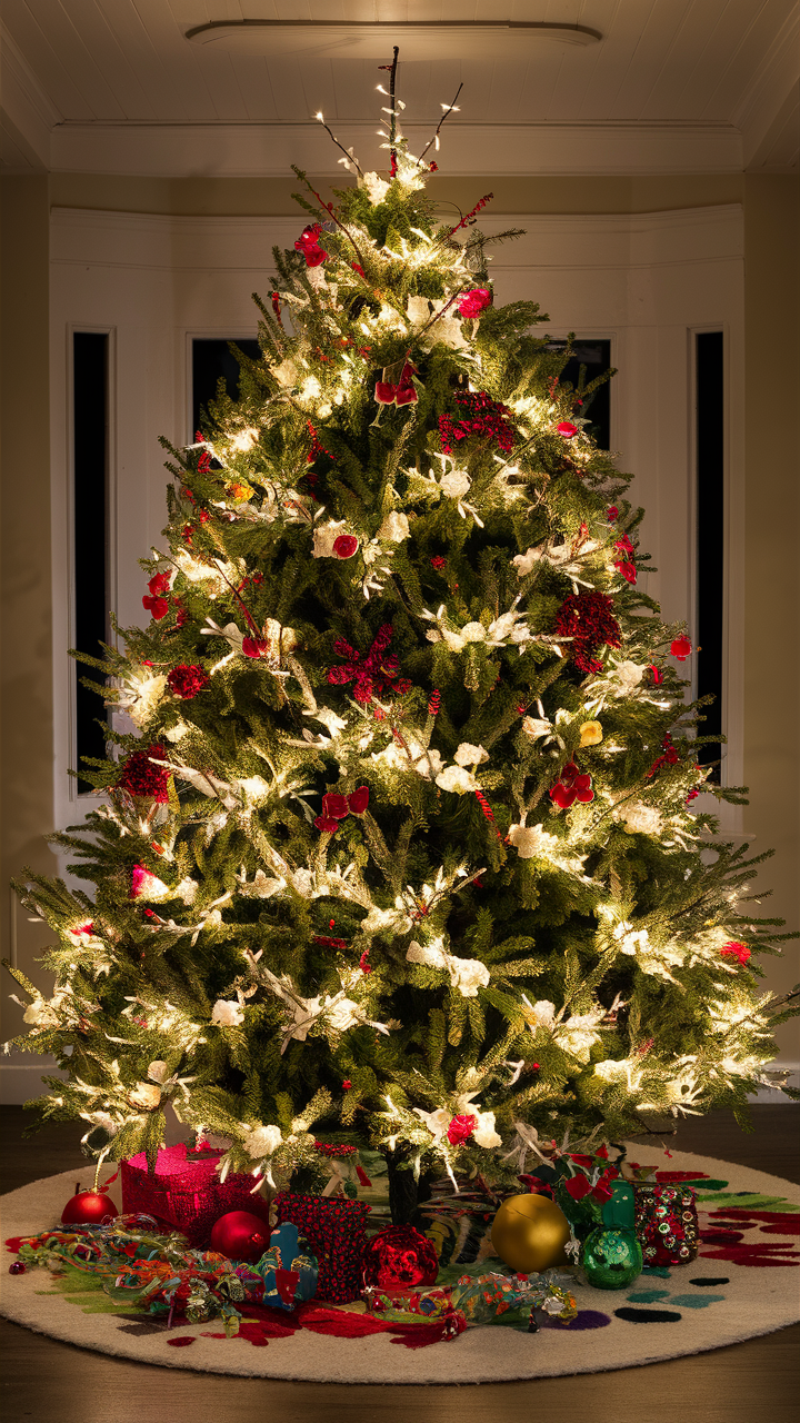 White Christmas Light Tree 24 Ideas: Creative and Modern Designs