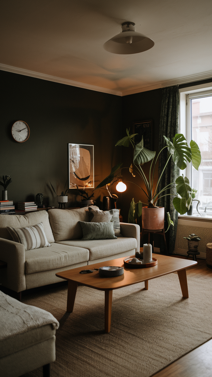 46 Dark Green Living Room Ideas for a Stylish and Cozy Space