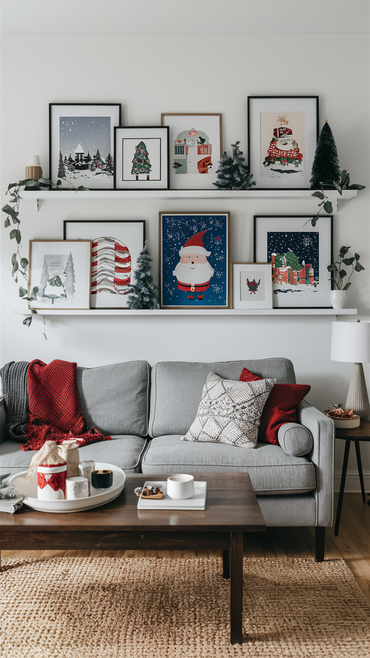 Christmas Living Room Decor for Small Spaces 23 Ideas