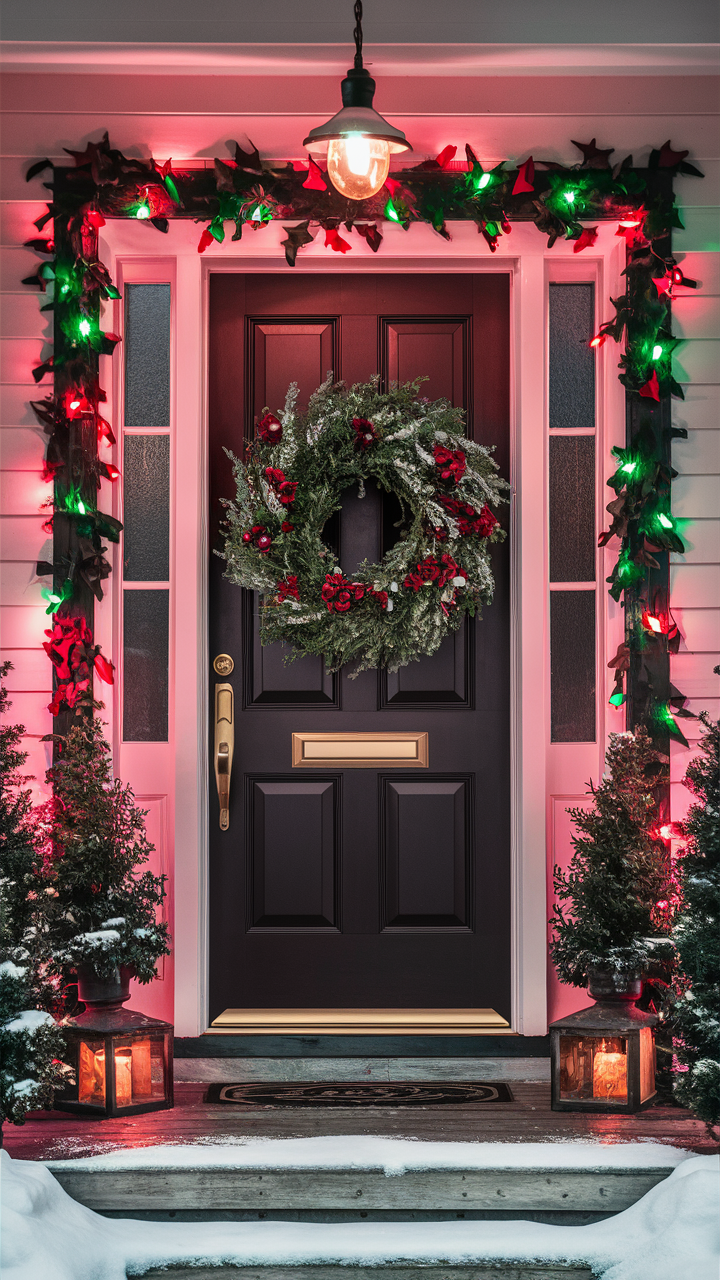 Green and Red Christmas Lights on House 22 Ideas: A Holiday Guide