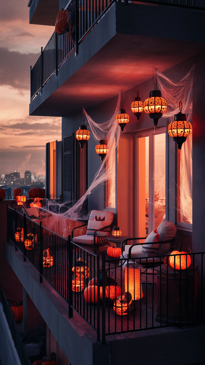 25 Halloween Balcony Decorating Ideas