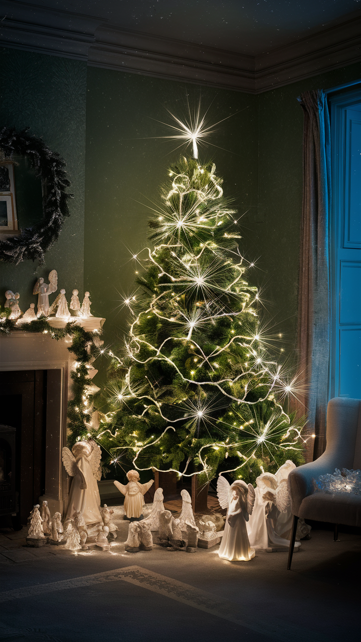 White Christmas Light Tree 24 Ideas: Creative and Modern Designs