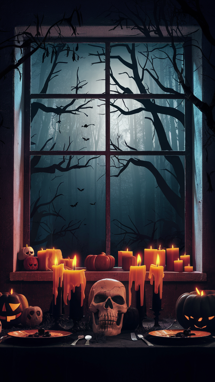 23 Halloween Window Decoration Ideas for a Spooky Holiday