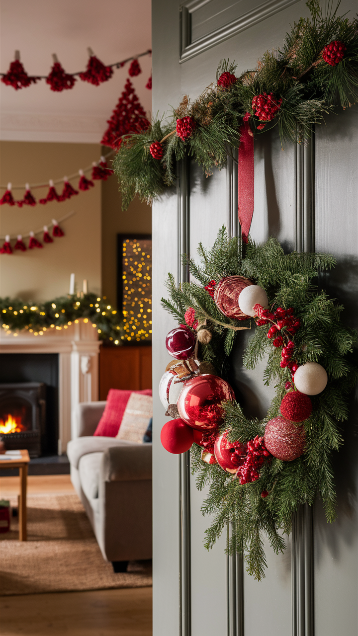 Red Christmas Living Room 25 Ideas