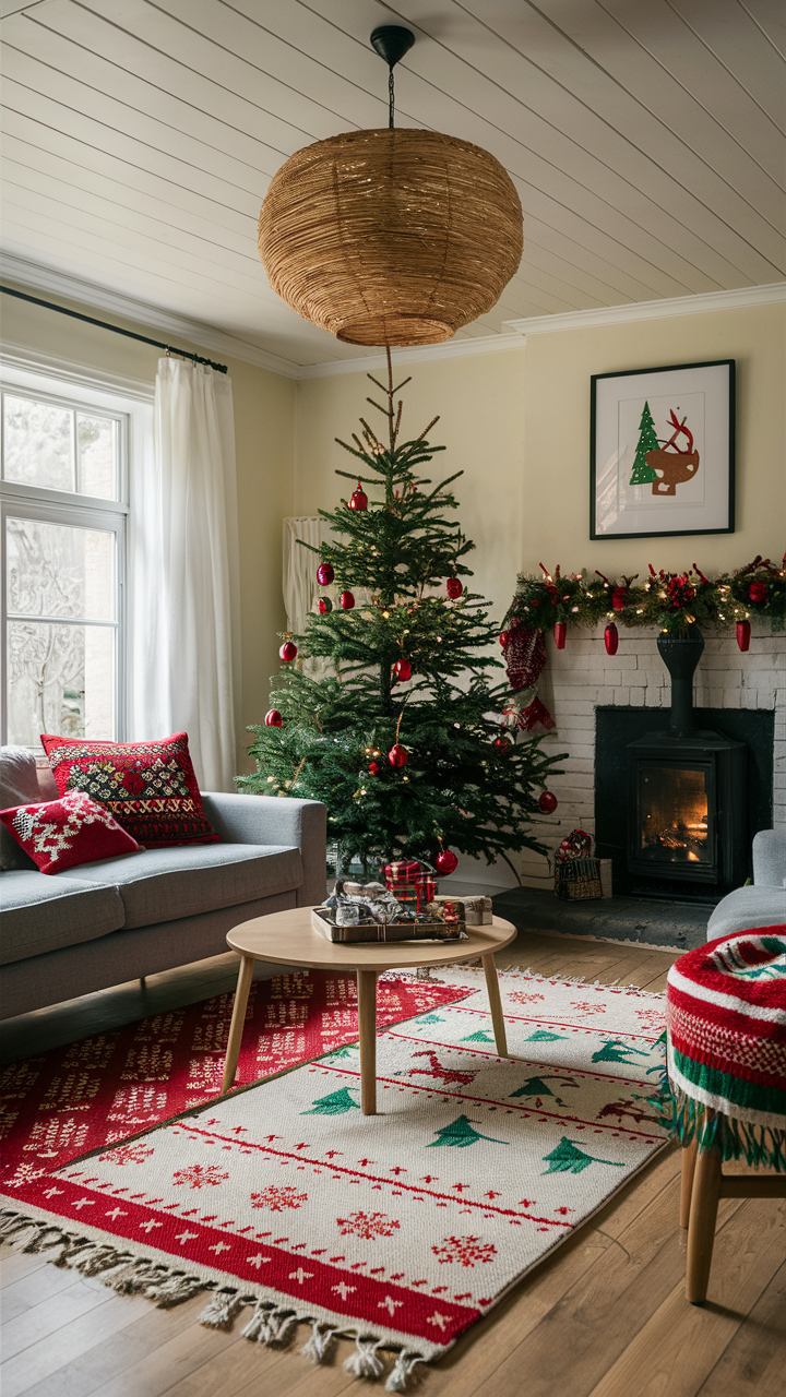 Christmas Living Room Decor for Small Spaces 23 Ideas