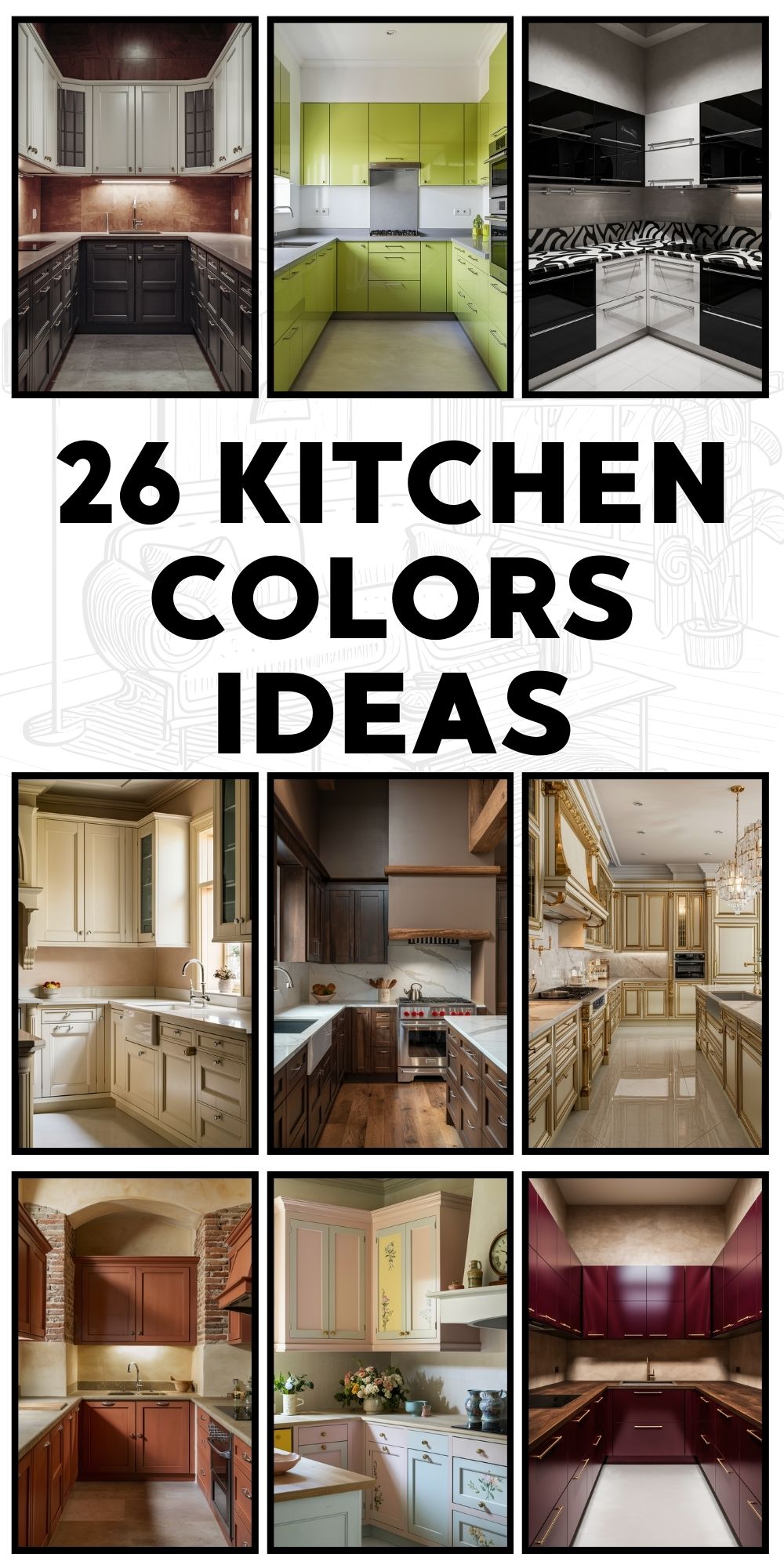 26 Kitchen Colors Ideas: Unleash Your Creativity with These Stunning Designs