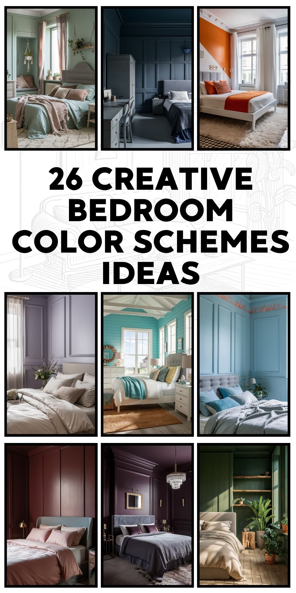 26 Creative Bedroom Color Schemes Ideas for Your Perfect Space