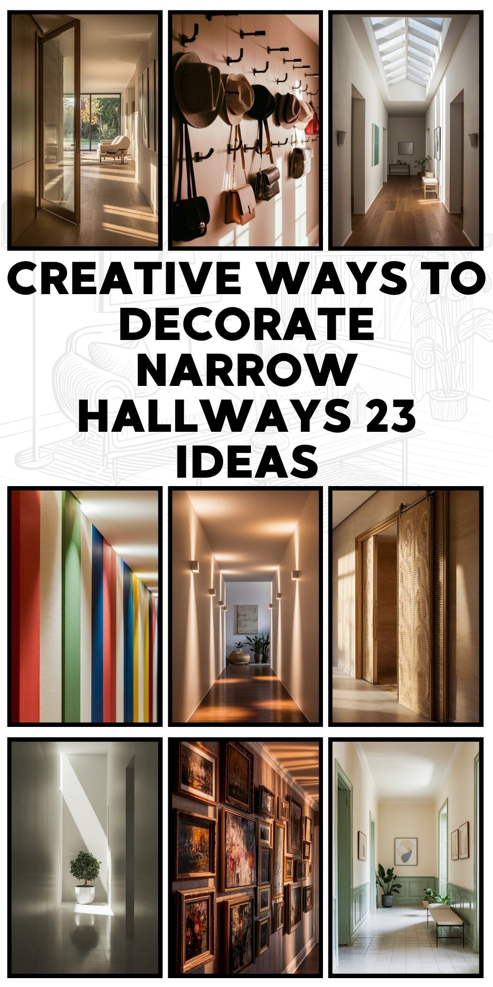 Creative Ways to Style Narrow Hallways in Your Home 23 Ideas