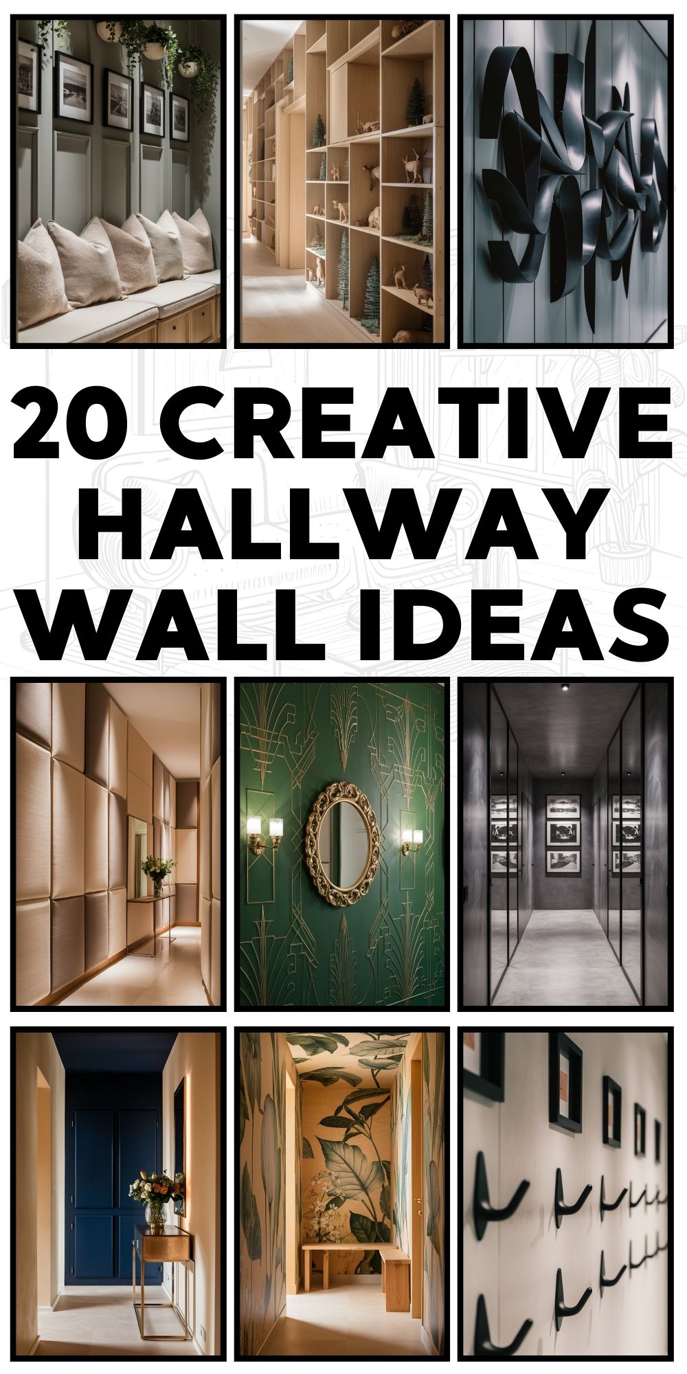 20 Creative Hallway Wall Ideas to Transform Your Space