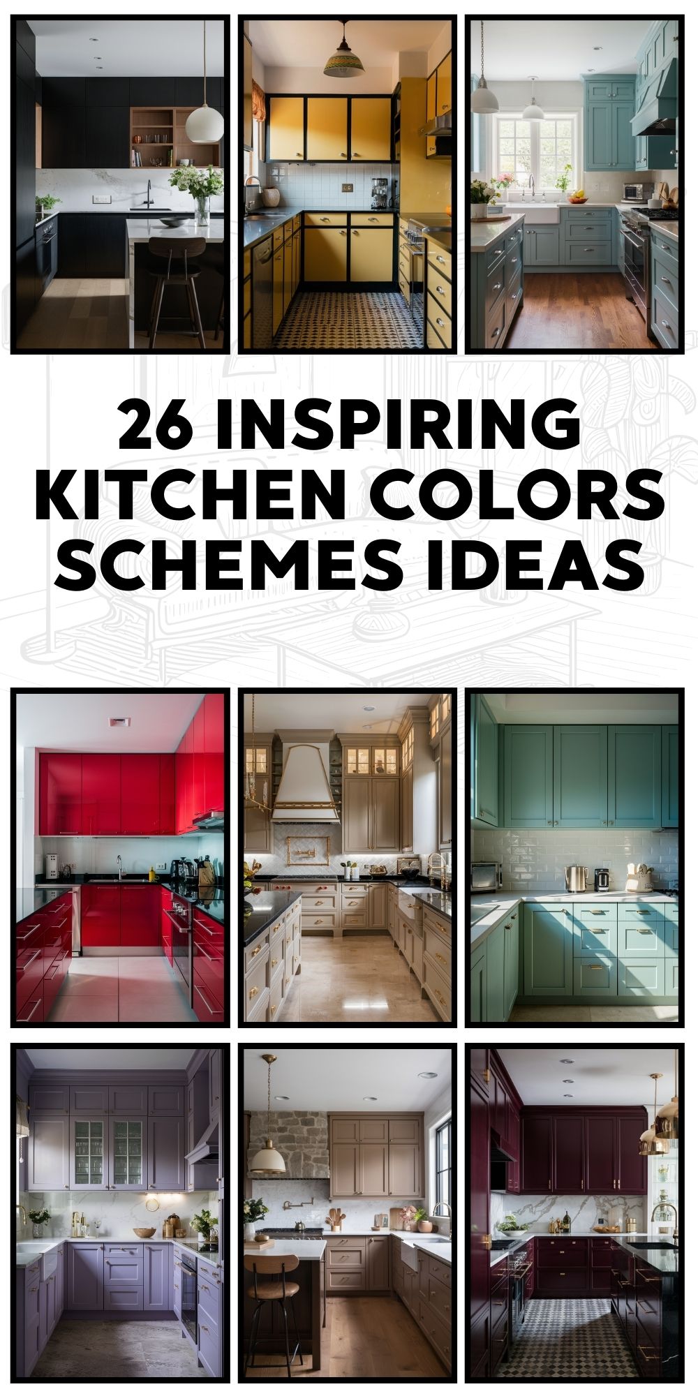 26 Inspiring Kitchen Colors Schemes Ideas for a Stylish Makeover