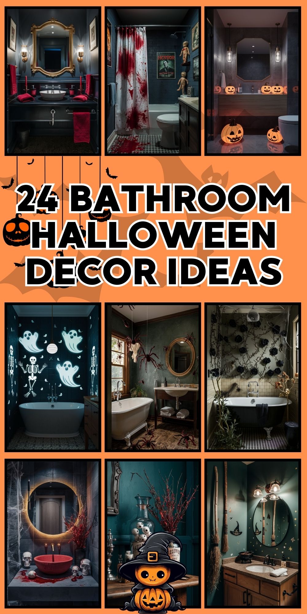 24 Bathroom Halloween Decor Ideas