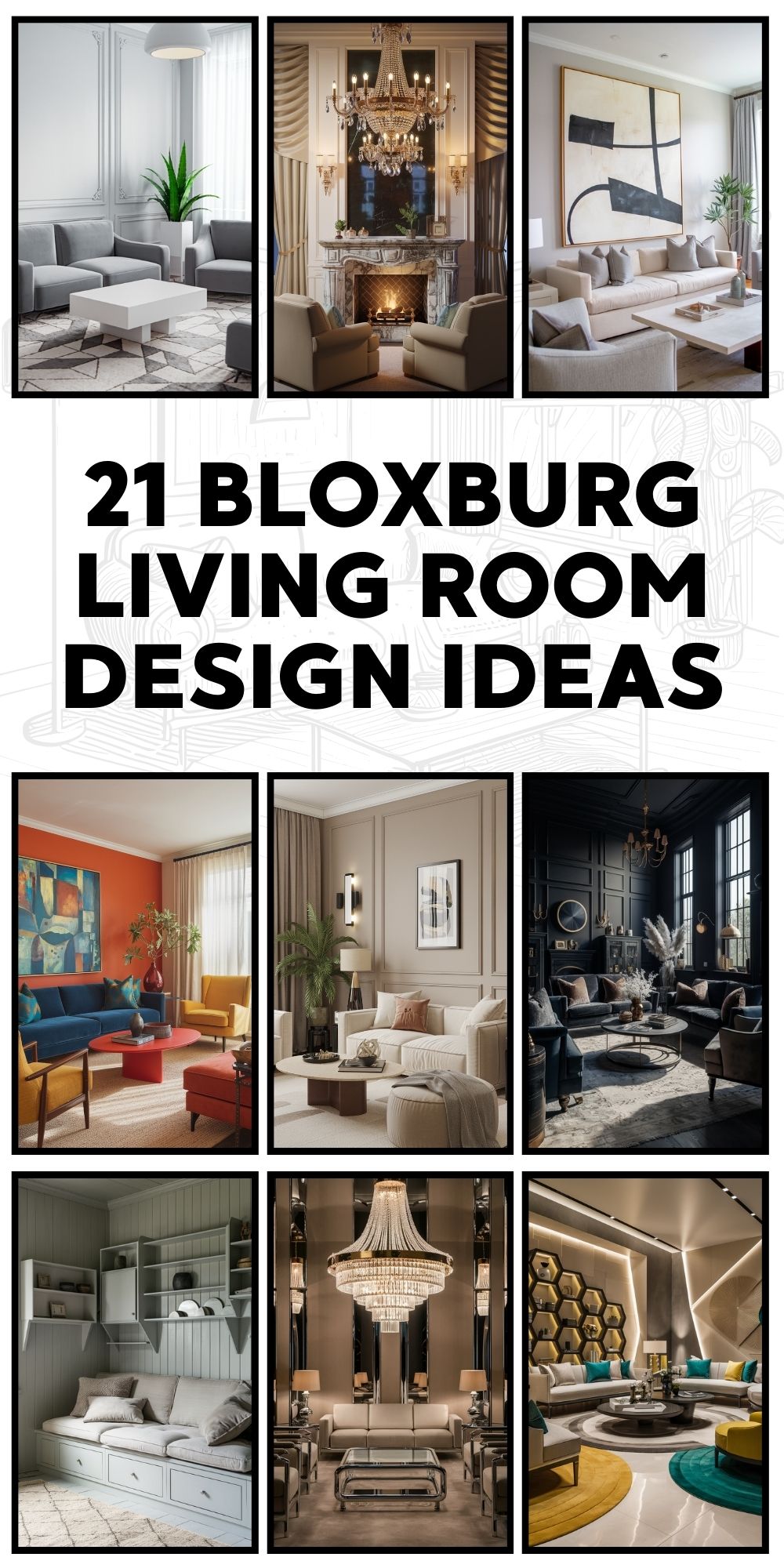 21 Bloxburg Living Room Design Ideas