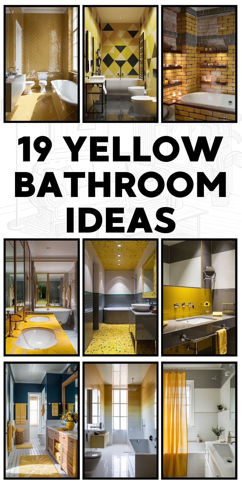 19 Yellow Bathroom Ideas for a Fresh and Vibrant Space