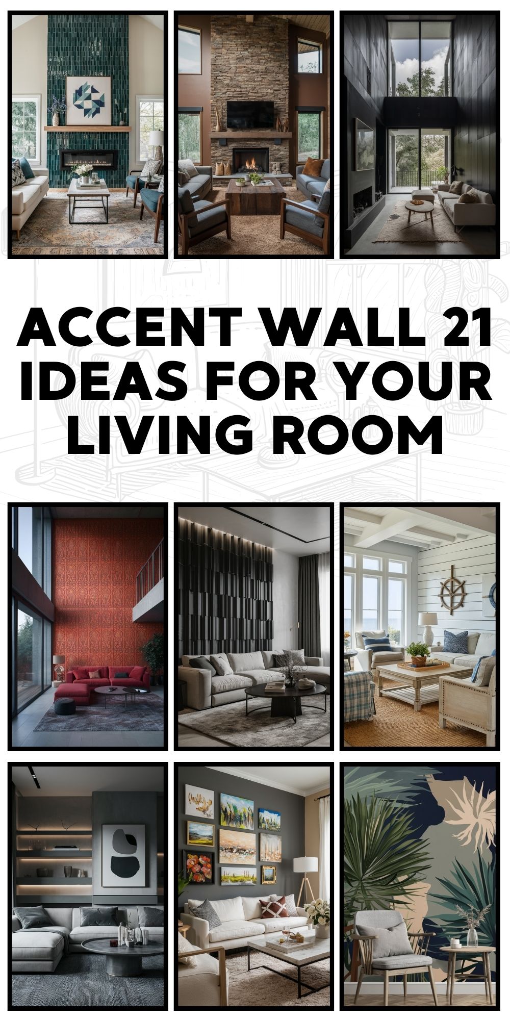 Accent Wall 21 Ideas for Your Living Room