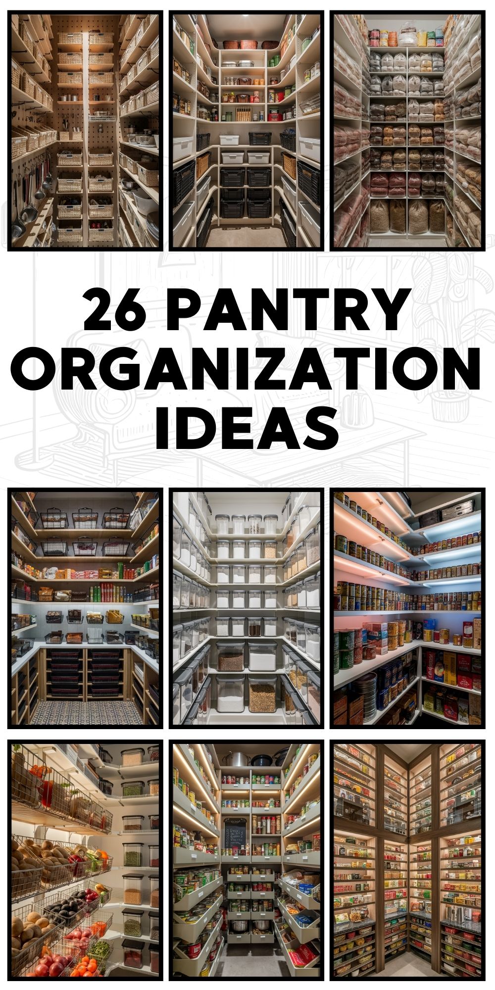 26 Pantry Organization Ideas for a Neat and Stylish Kitchen