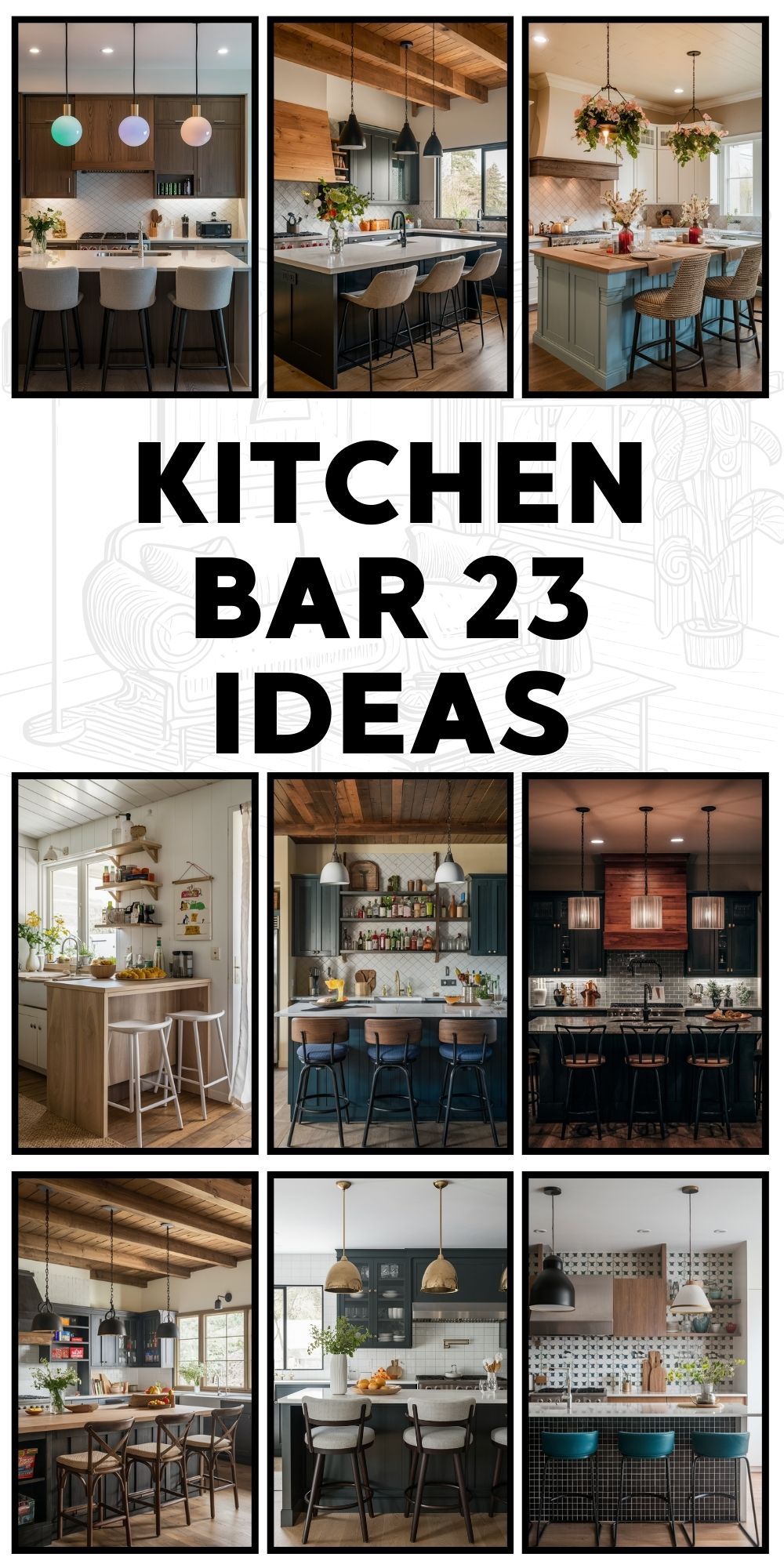 Kitchen Bar 23 Ideas: Design and Decor