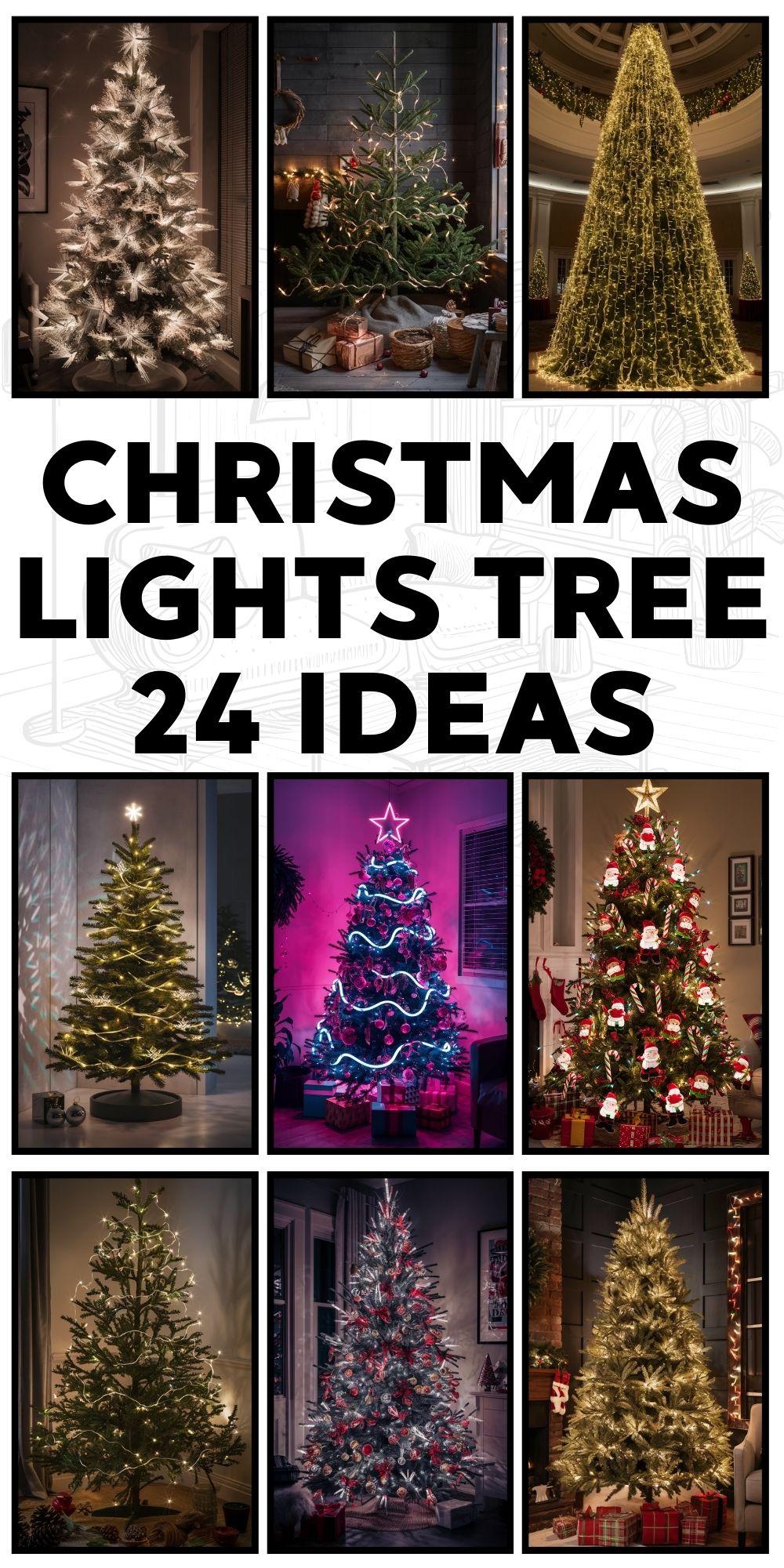 Christmas Lights Tree 24 Ideas: Brighten Your Holidays with Style