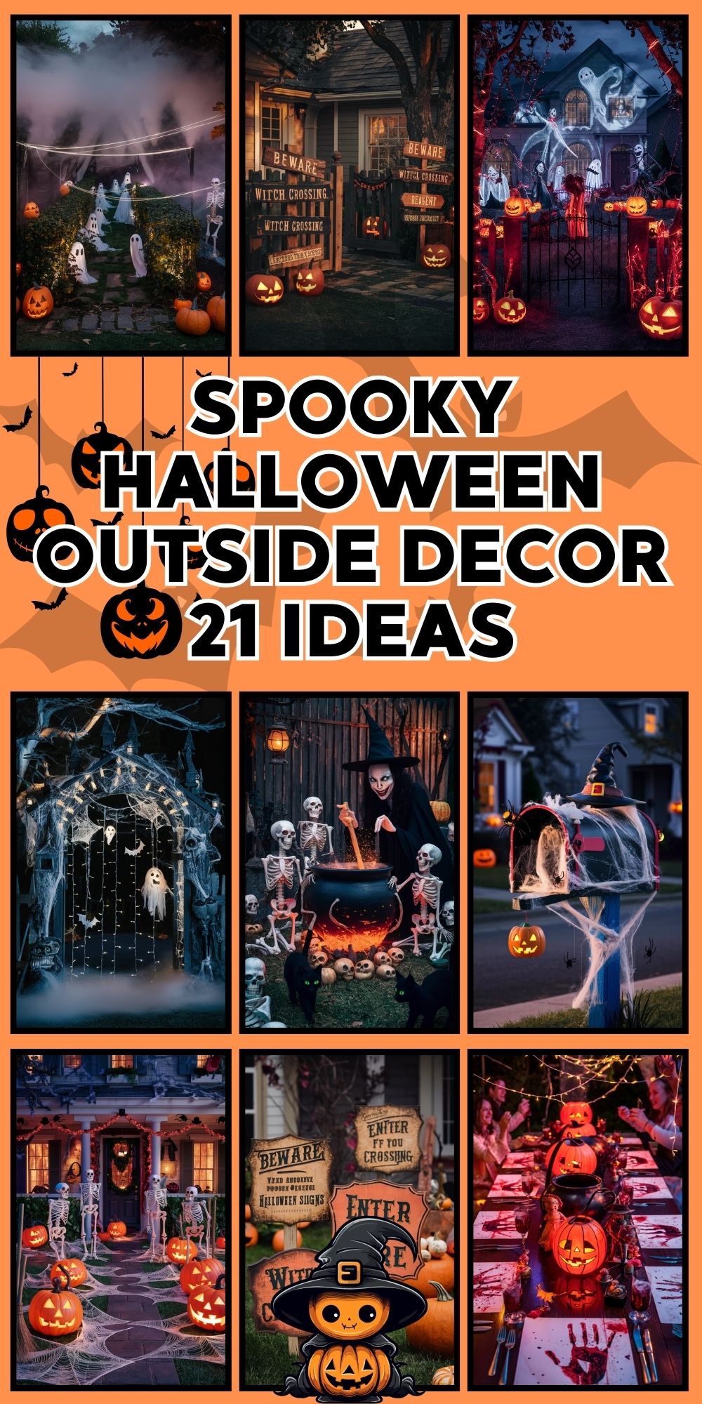 Spooky Halloween Outside Decor 21 Ideas to Transform Your Yard