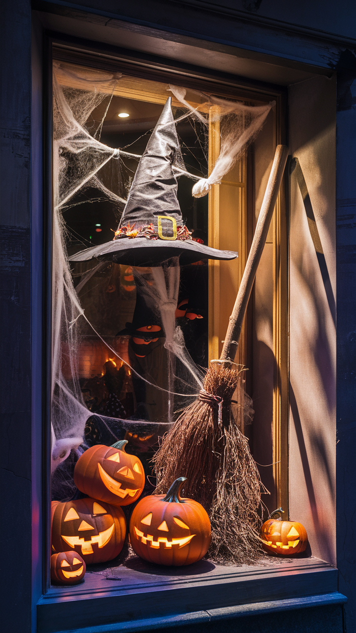 23 Halloween Window Decoration Ideas for a Spooky Holiday