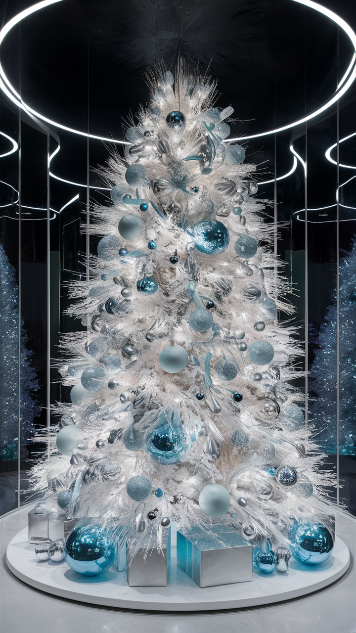 White Christmas Light Tree 24 Ideas: Creative and Modern Designs