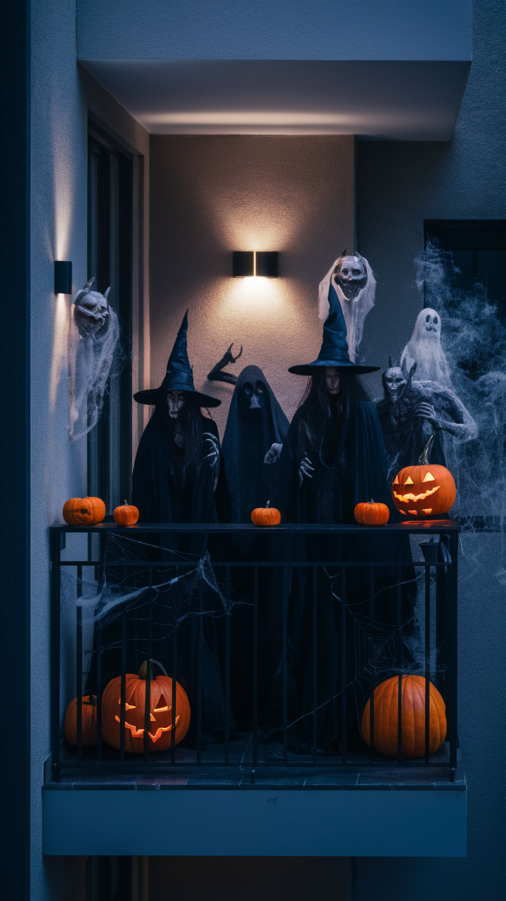 25 Halloween Balcony Decorating Ideas