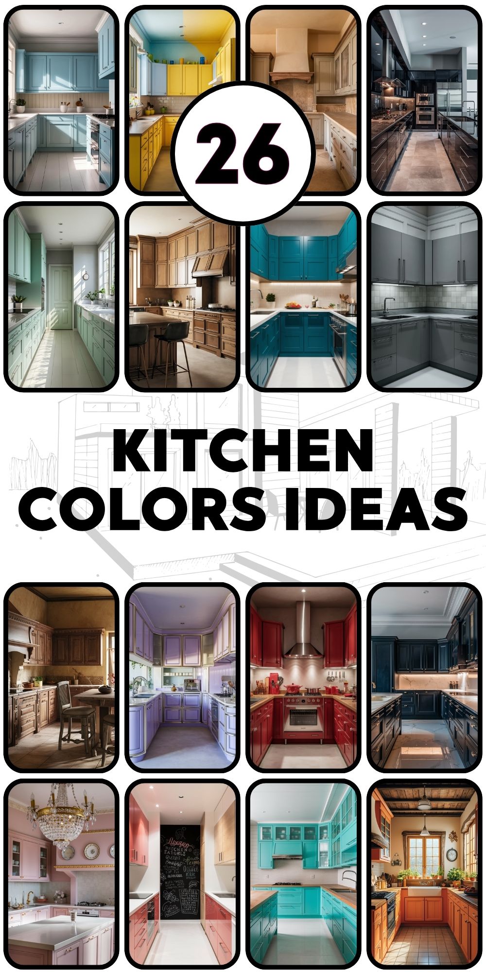 26 Kitchen Colors Ideas: Unleash Your Creativity with These Stunning Designs