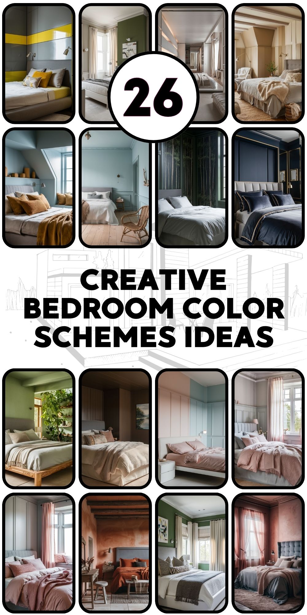 26 Creative Bedroom Color Schemes Ideas for Your Perfect Space