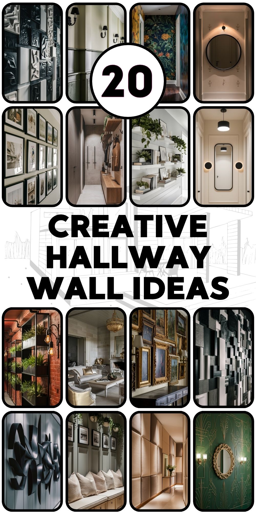 20 Creative Hallway Wall Ideas to Transform Your Space