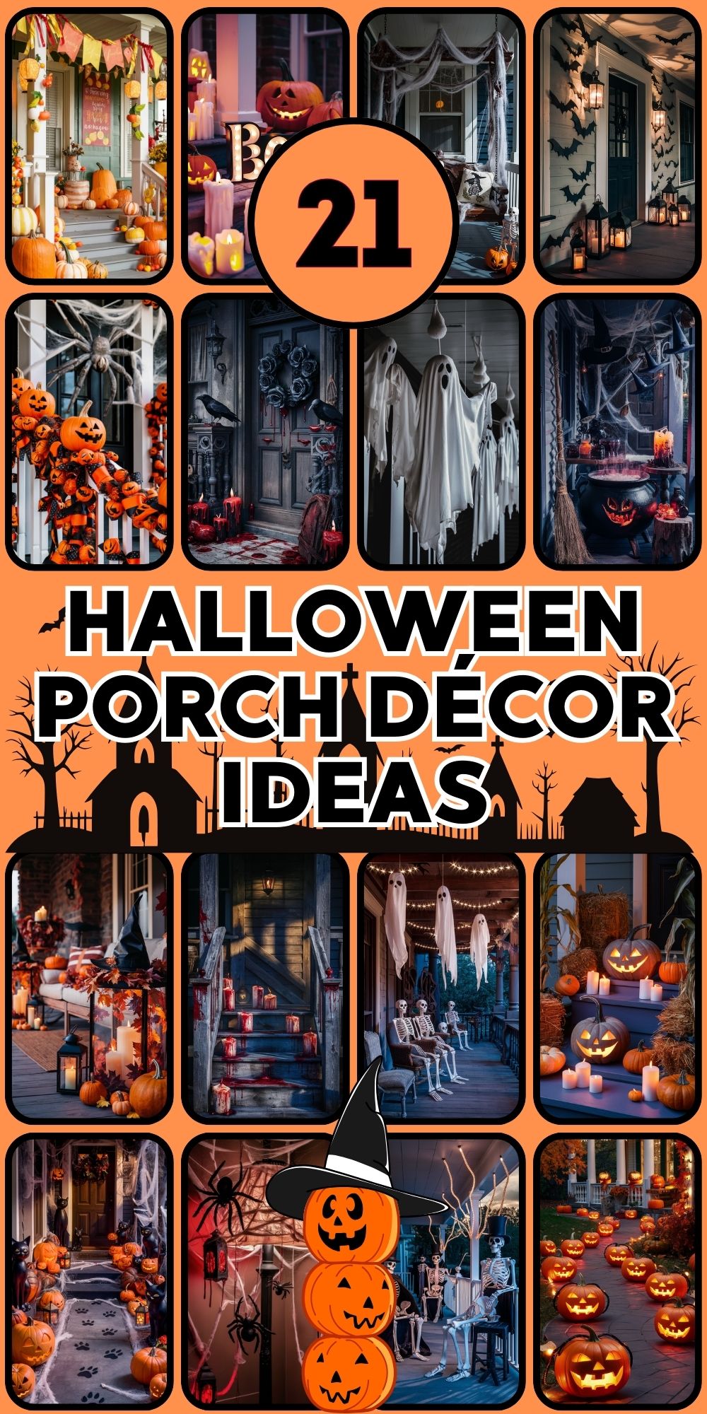 21 Halloween Porch Décor Ideas for a Spooky and Stylish Setup