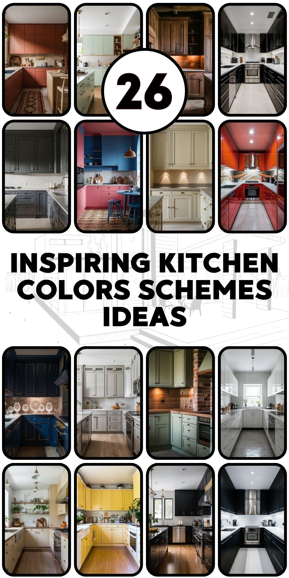 26 Inspiring Kitchen Colors Schemes Ideas for a Stylish Makeover