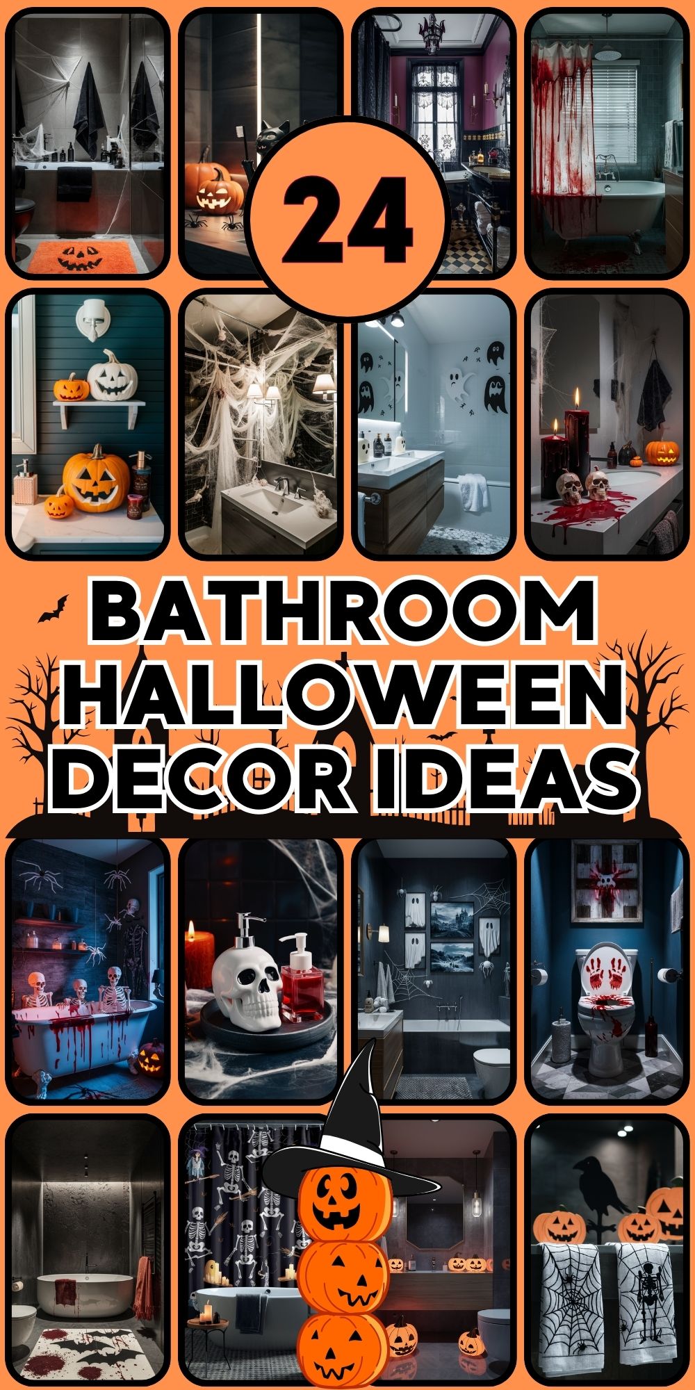 24 Bathroom Halloween Decor Ideas