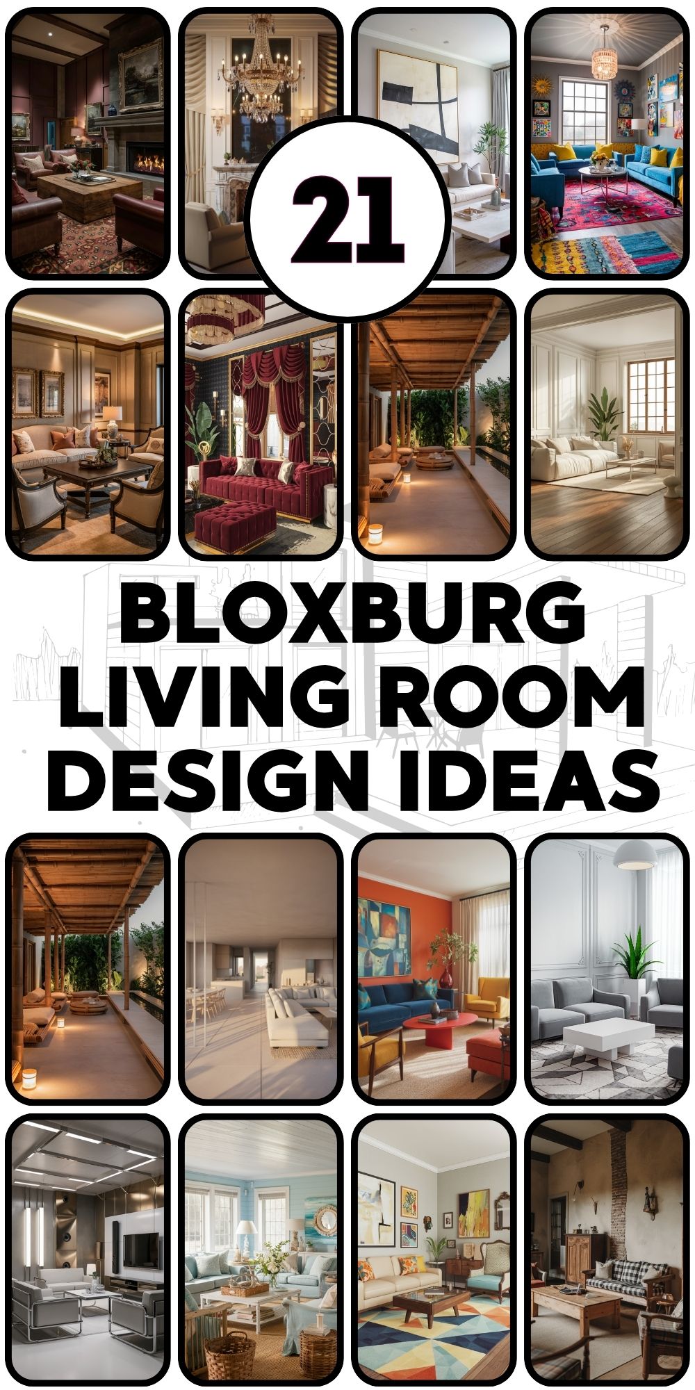 21 Bloxburg Living Room Design Ideas