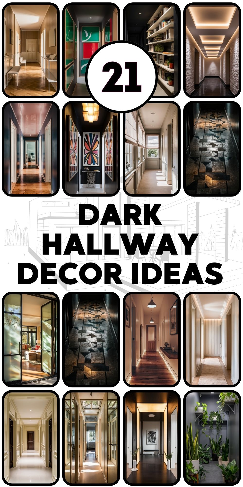 42 Dark Hallway Decor Ideas