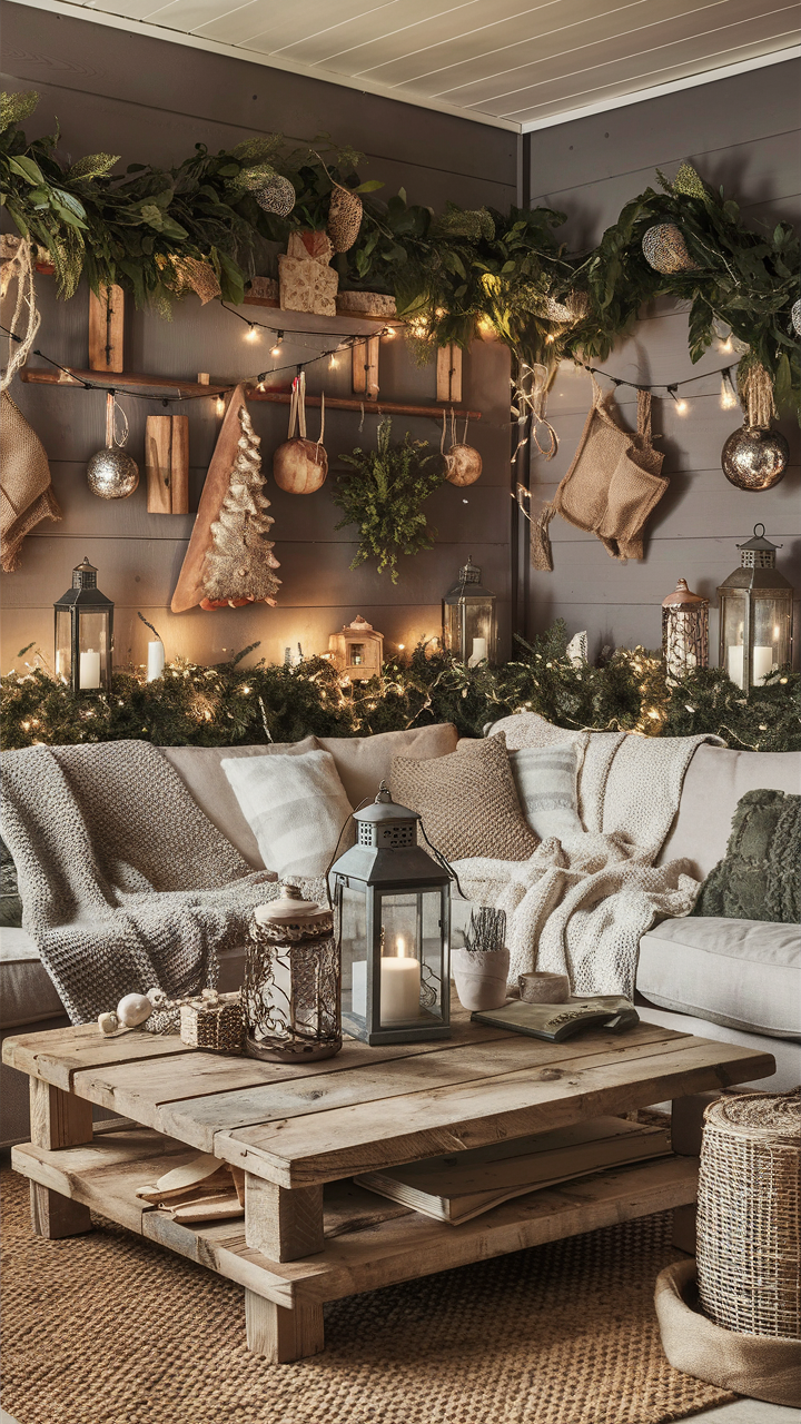 24 Christmas Decor Ideas for Living Room