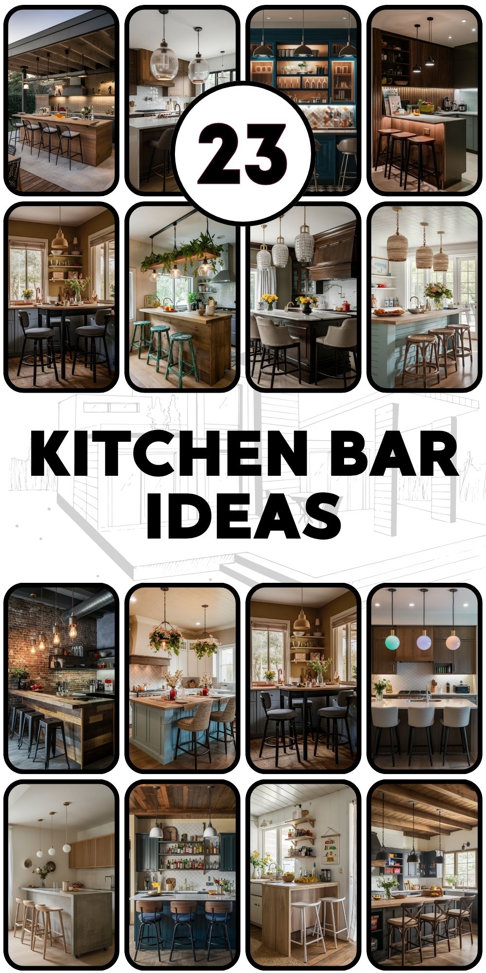 Kitchen Bar 23 Ideas: Design and Decor