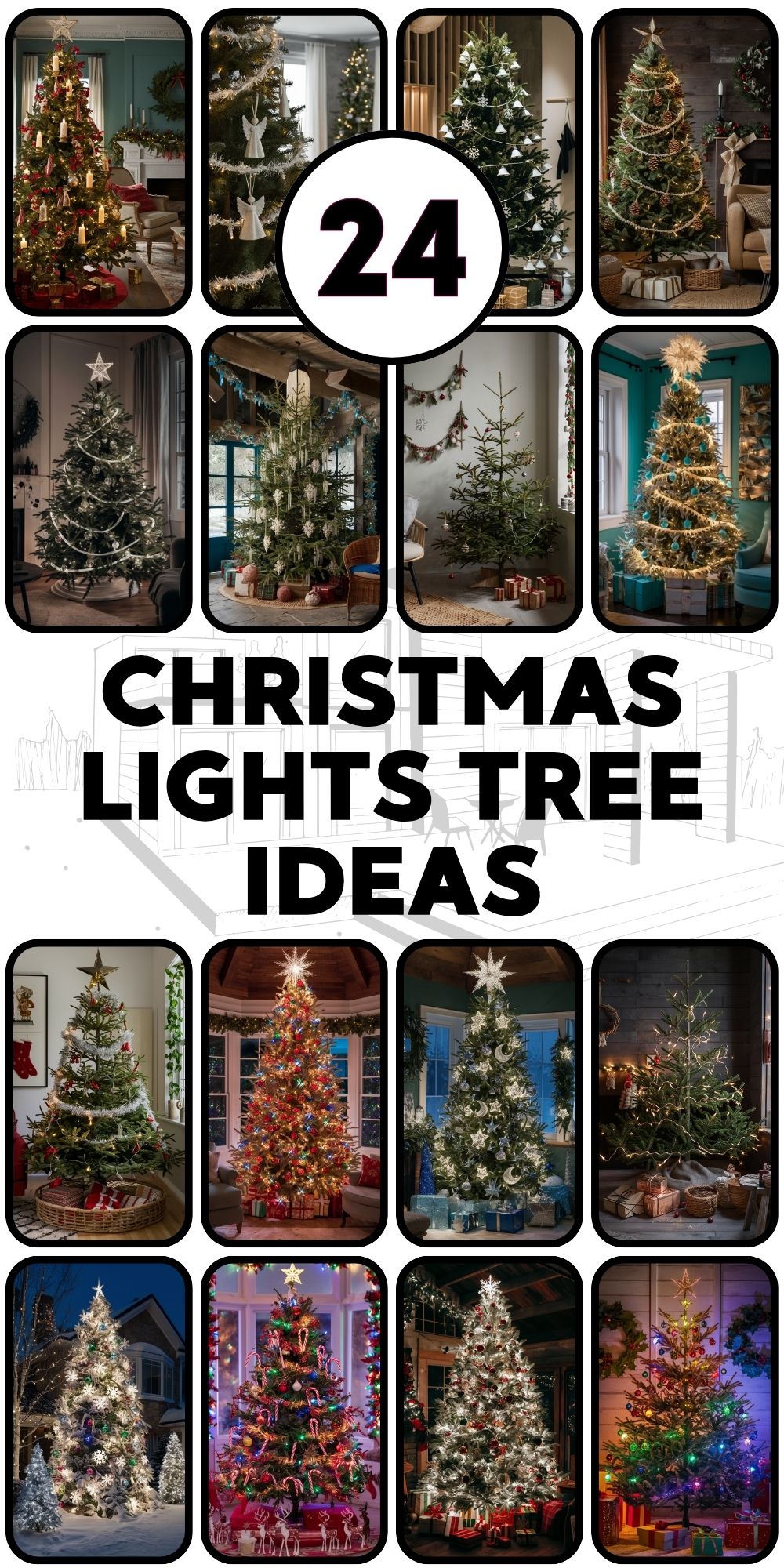 Christmas Lights Tree 24 Ideas: Brighten Your Holidays with Style