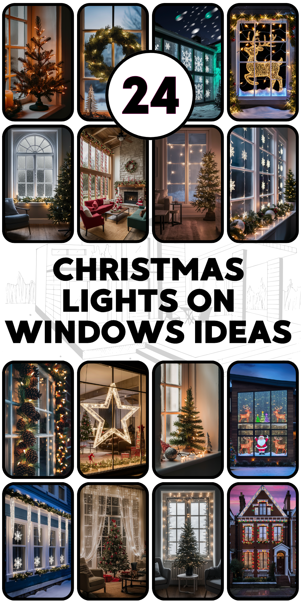 Christmas Lights on Windows 24 Ideas: Magical Ways to Illuminate Your Home This Holiday Season