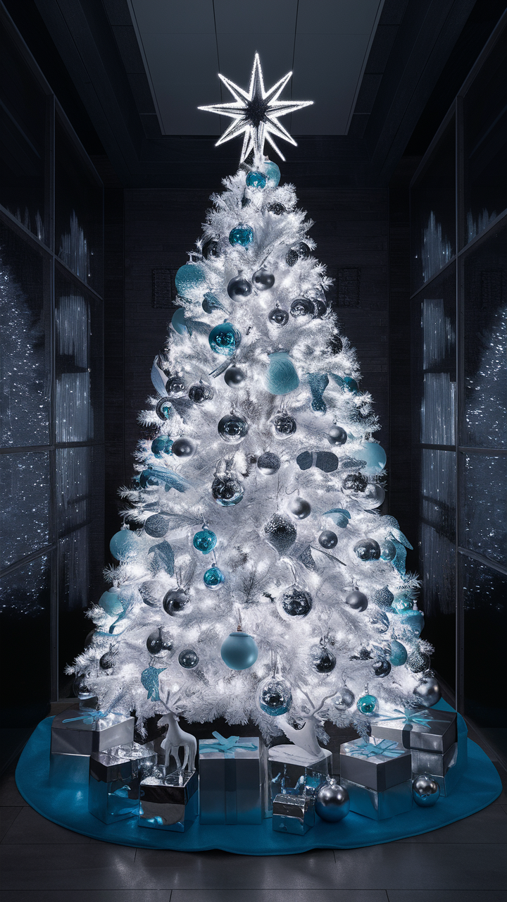 White Christmas Light Tree 24 Ideas: Creative and Modern Designs