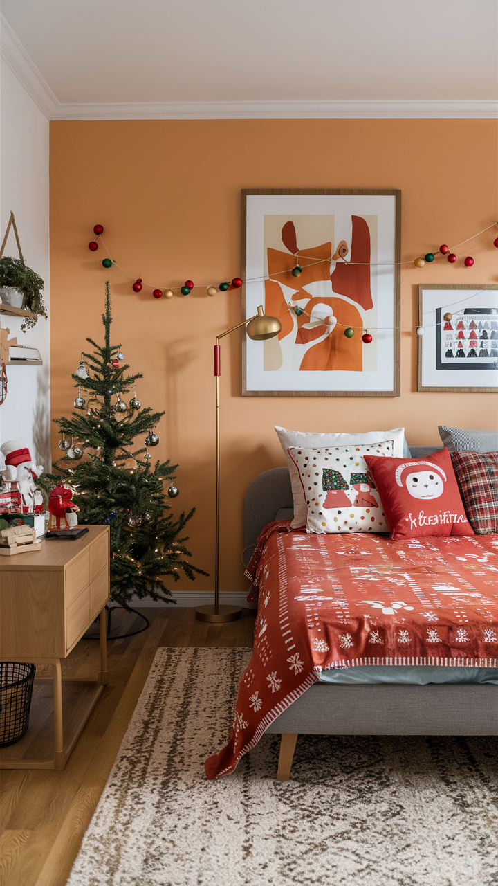 Christmas Living Room Decor for Small Spaces 23 Ideas