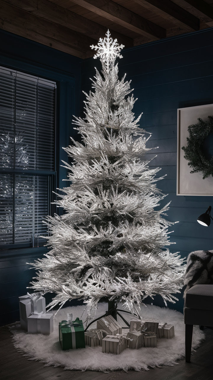 White Christmas Light Tree 24 Ideas: Creative and Modern Designs