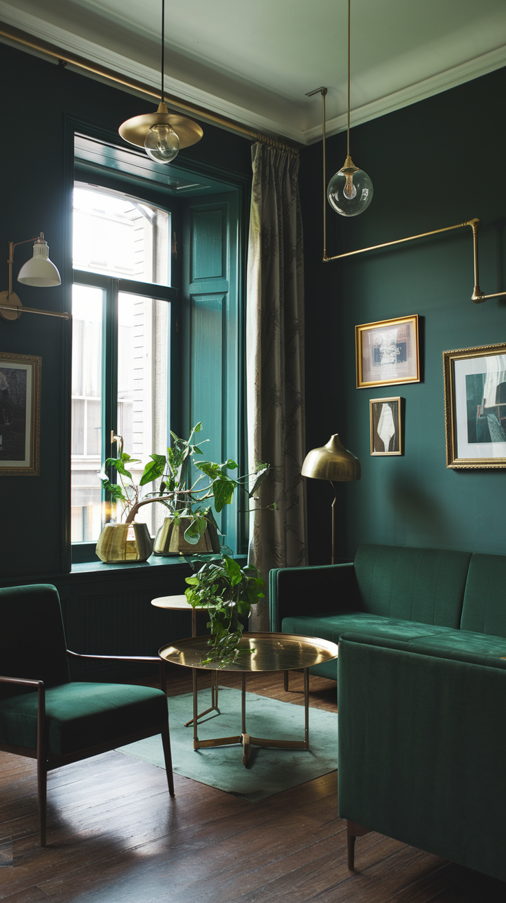 23 Dark Green Living Room Ideas for a Stylish and Cozy Space